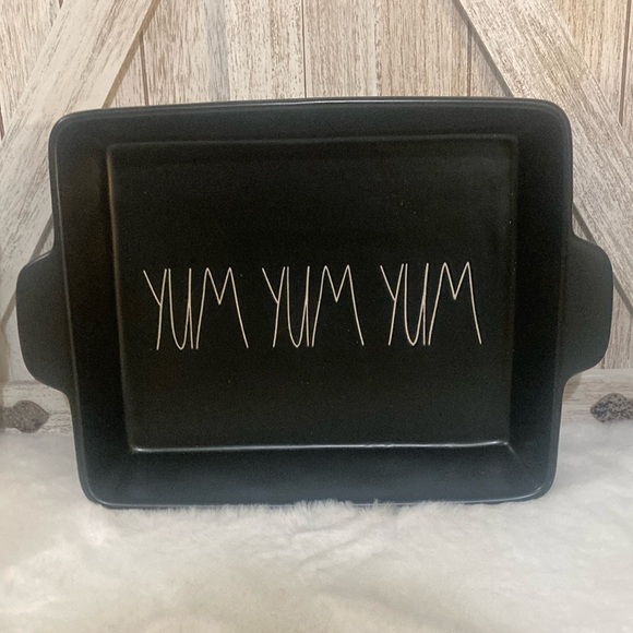 Rae Dunn Yum Yum Yum Baking Dish - Picture 1 of 4